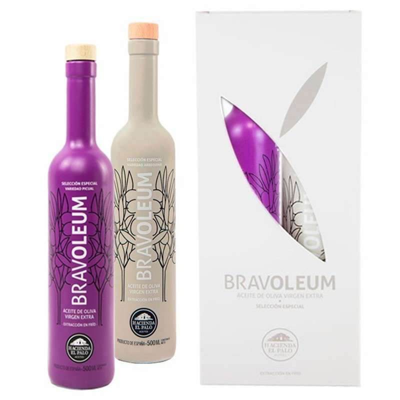  BRAVOLEUM. ESTUCHE DOBLE DOS BOTELLAS DE 500ML