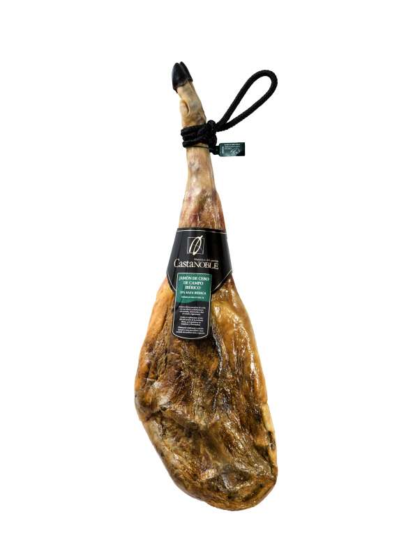 JAMON DE CEBO DE CAMPO IBERICO CASTANOBLE
