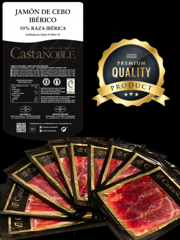 JAMON DE CEBO IBERICO CASTANOBLE