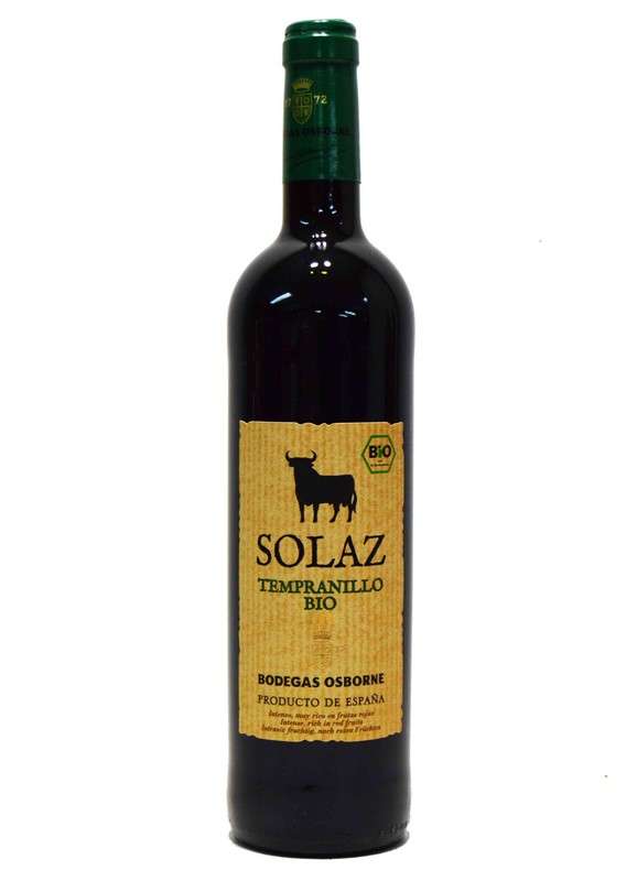 Solaz Tempranillo Bio